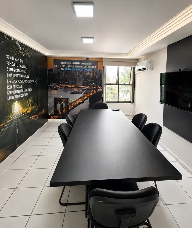 Sala de reunião e treinamentos da Apolo